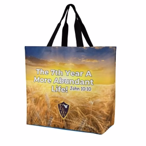 More Abundant Life Large Shopping Bag